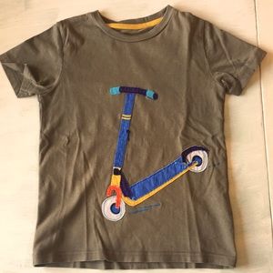 Mini Boden Scooter Appliqué T-Shirt
